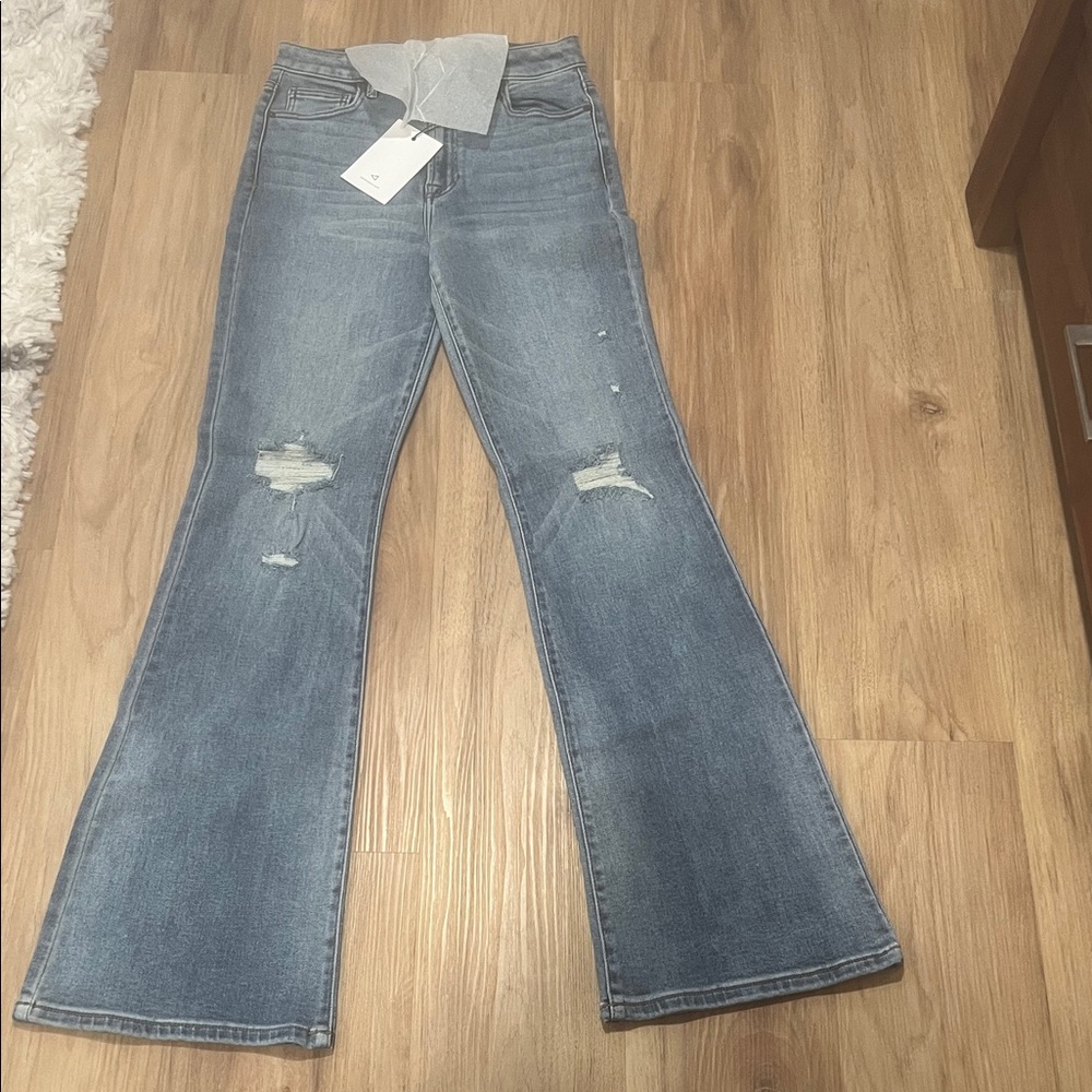 Classic Light Blue Flare Jeans - Brand Unknown